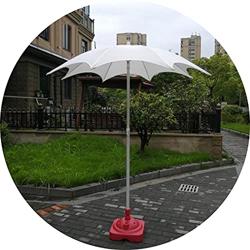 Parasol de jardin avec pied Ø1,5m pour ombrager efficacement les petits balcons