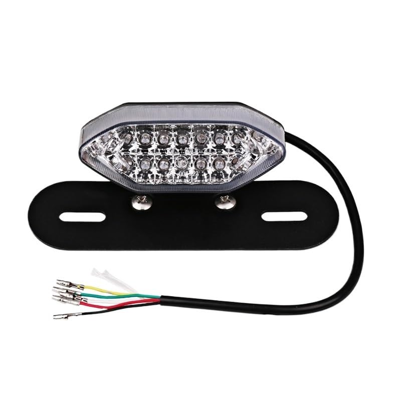 Clignotants LED moto et feu arrière intégré multifonction étanche