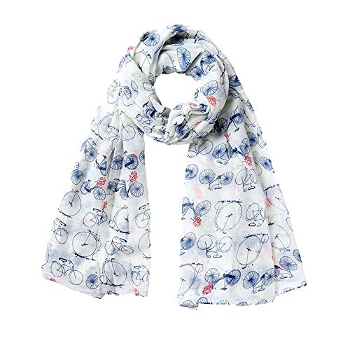 Preisvergleich Produktbild Likecrazy Weihnachten Drucken Schal Frohe Weihnachten Frauen gedruckt Tücher Santa Snow Halstücher Warme Dicken Winter Schal Stretch Elegant Freizeit Schal (A,one size)