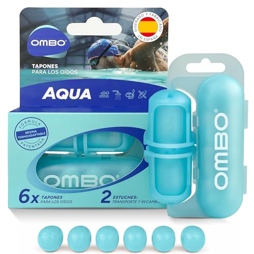 Tapones Oidos Natación | Tapones Natacion hombre mujer | Sellado Hermético | Reutilizables Hipoalergénicos | 6 tapones oídos piscina | Para Piscina, Surf, Buceo,Nadar,Agua | Ear plugs swimming