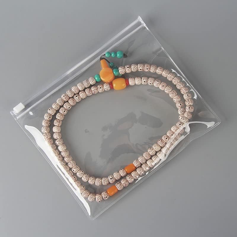 Miniatura 4 de Paquete de 50 bolsas de PVC con cierre de cremallera, joyas transparentes antioxidación, pequeñas selladas, almacenamiento resellable, organizador