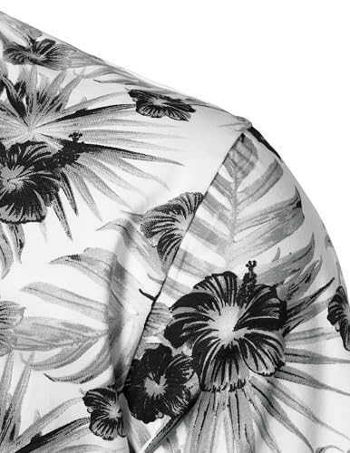 JOGAL Mens Golf Polo Shirts Short Sleeve Dry Fit Performance Moisture Wicking Printed Summer T-Shirt4