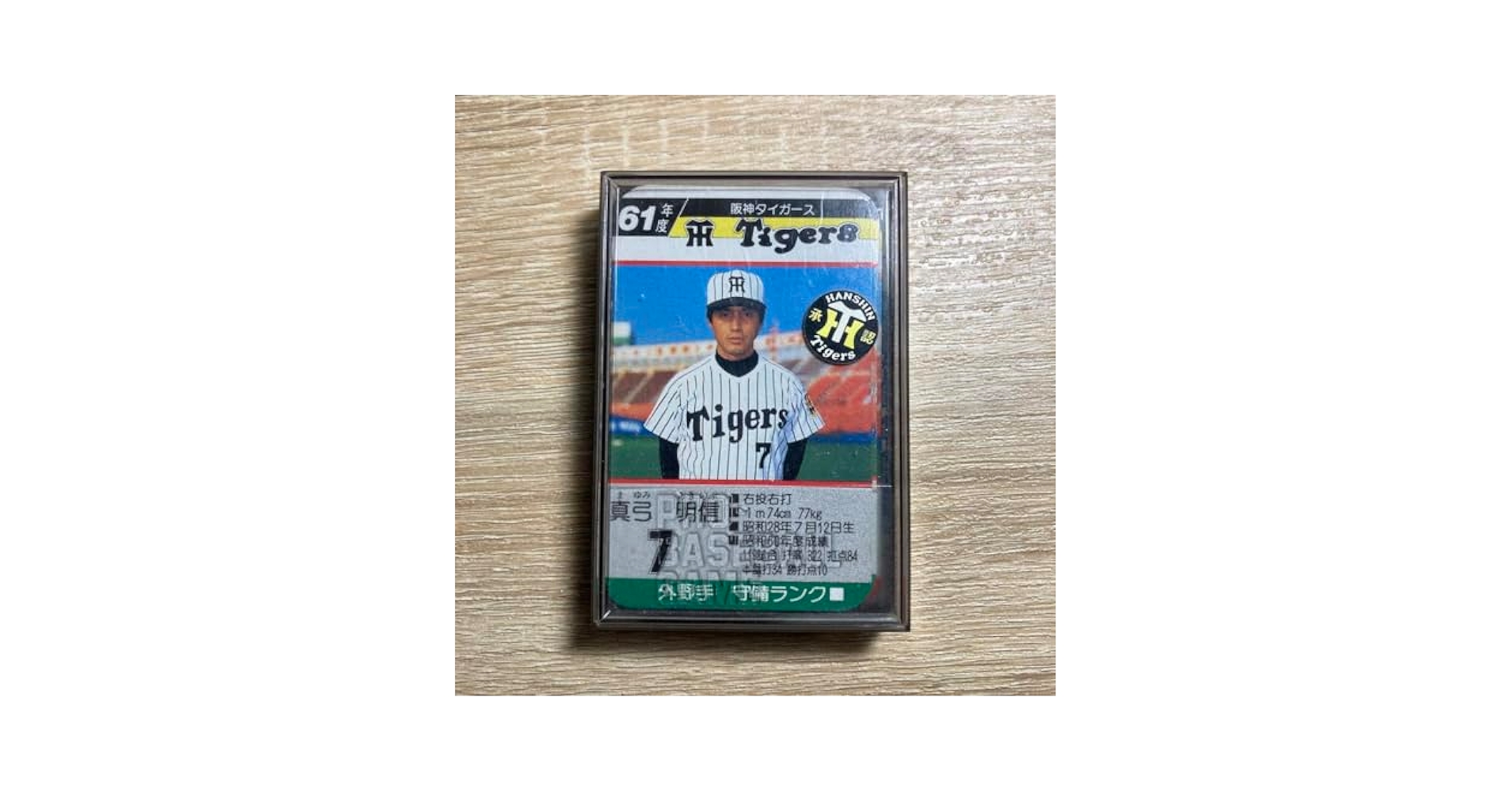 タカラプロ野球ゲーム　57年阪神タイガース タカラ プロ野球カードゲーム 昭和57年度 阪神タイガース 読売