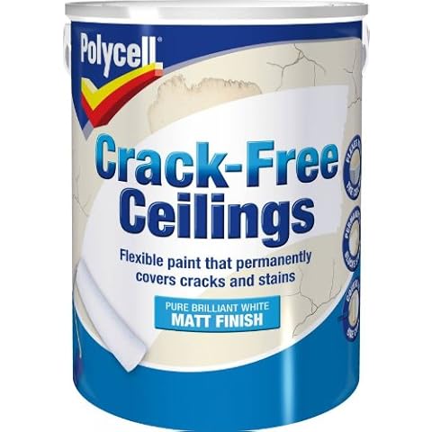 Polycell CFCSM5L 5L Crack-Free Ceilings Smooth Matt Cover