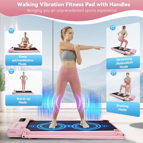 Image of ANCHEER Walking Pad Treadmill with Incline - Under Desk Treadmill, 3.5HP Portable Foldable Treadmills for Home Small Spaces, Office, Compact Running Machine with LED Display