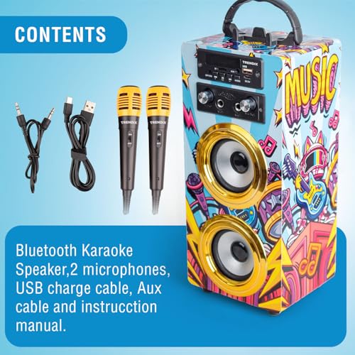 Trendix - Karaoke Machine Kids Golden Star, Music Star - Image 3