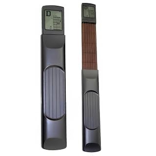 Entraîneur d’Accords de Guitare de Poche – Outil de Pratique Numérique Portable à 6 Frettes avec Écran Rotatif, Renforcement Silencieux des Doigts et Affichage des Accords - Les Beatles, Paul McCartney, John Lennon, RIngo Starr, George Harrison