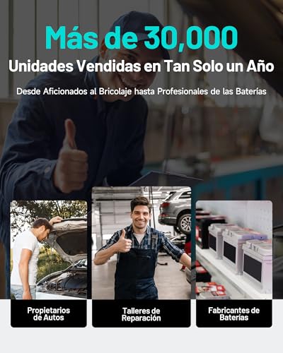 Comprobador de Baterías de Coche TOPDON BT200 Solución a Fallos de Carga 3