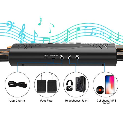 image for PAXCESS 9 Pads Electronic Drum Set Rechargeable Drum Set with Headphon