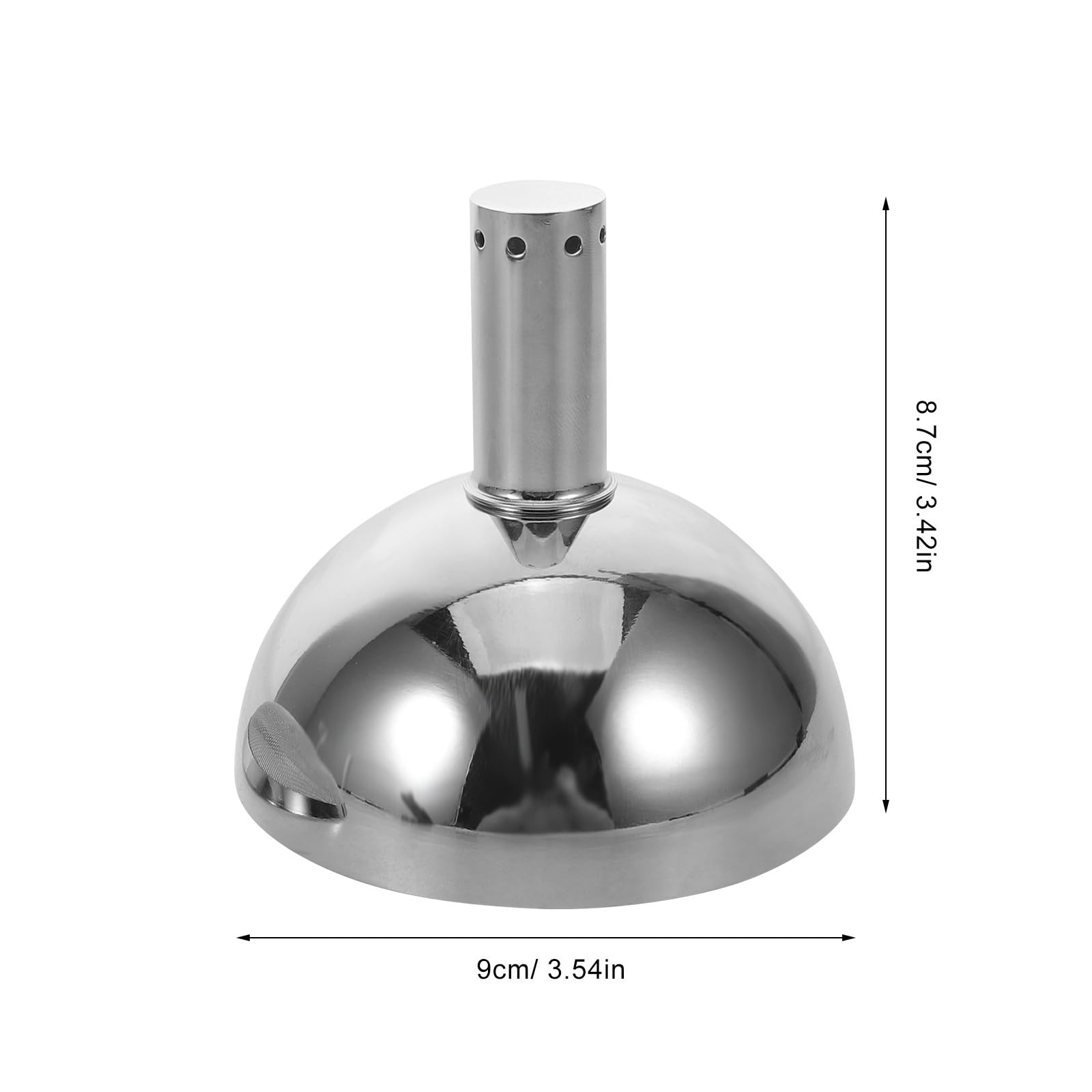 MAGICLULU Entonnoir filtrant en acier inoxydable : passoire à vin à mailles fines - entonnoir aérateur pour cocktails - outil de service pour spiritueux en cuisine