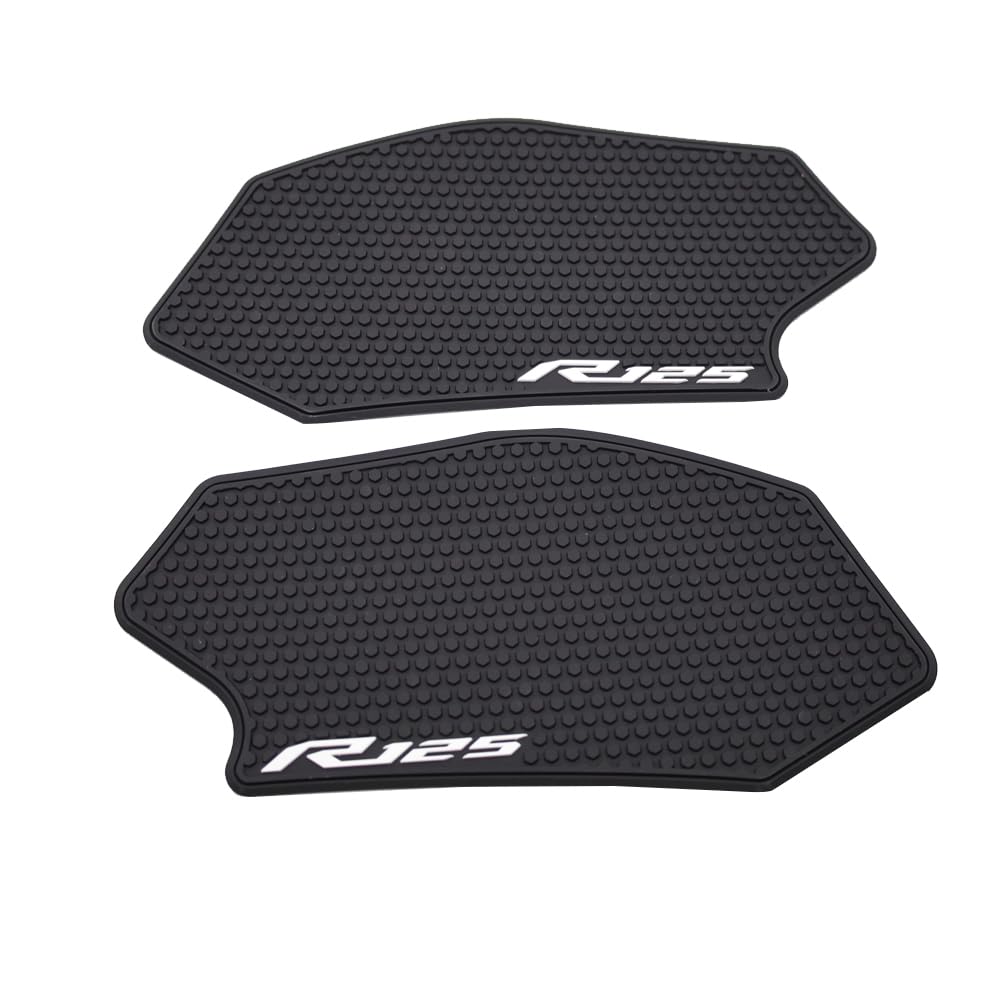 Yamaha YZF-R125 2023-2025 Motorcycle Side Fuel Tank Pad Protector Stickers Decal Black YZFR125