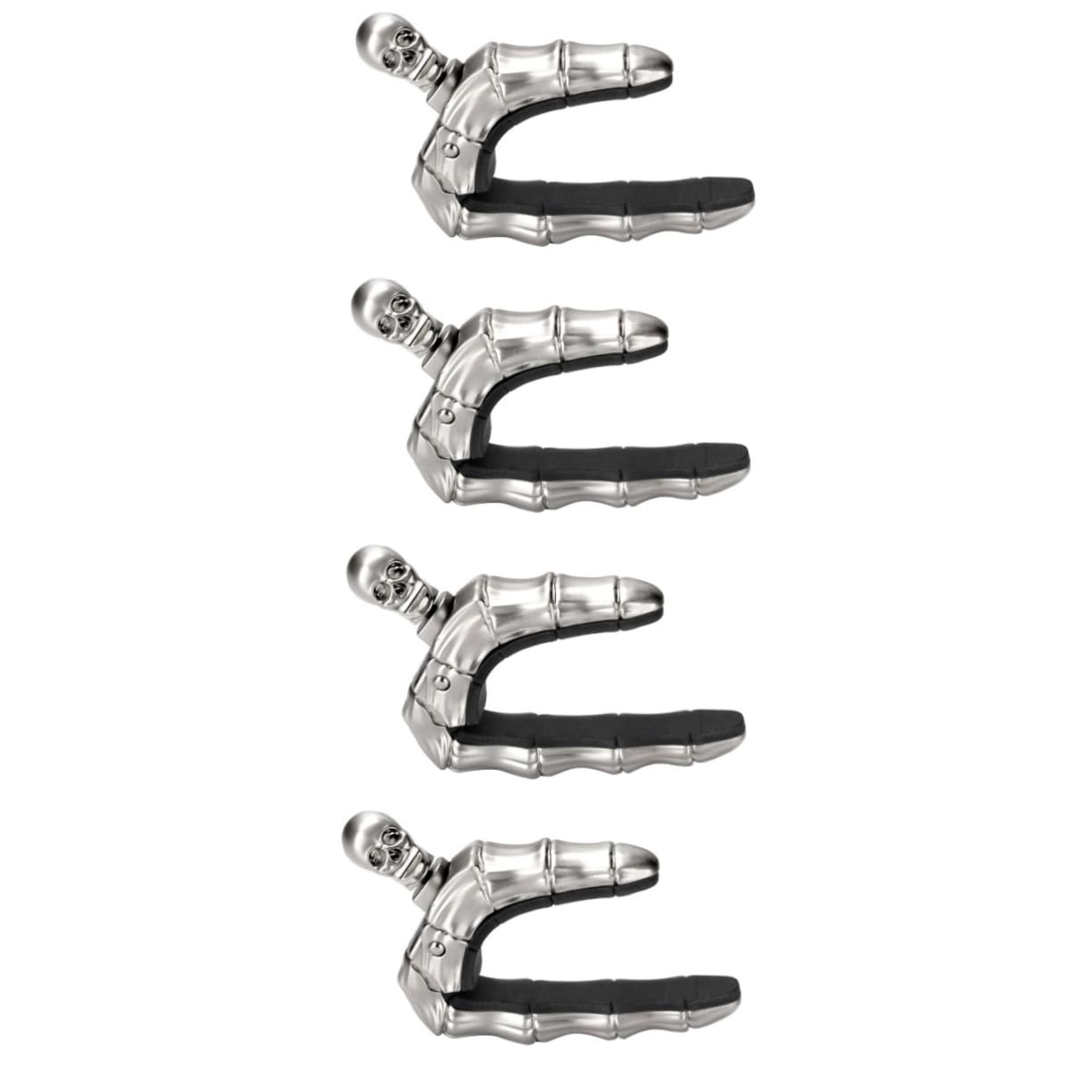 ibasenice 4piezas Capo De Guitarra De Calavera Diseño Creativo Accesorio De Música Para Ukulele y Guitarra Acústica Clamp y Duradero Para Halloween