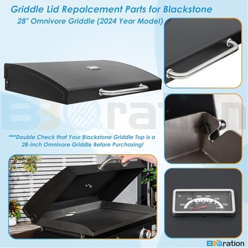 Image of Upgrade Hinged Lid for Blackstone 1517 28 Inch Omnivore Griddle 2024 Model