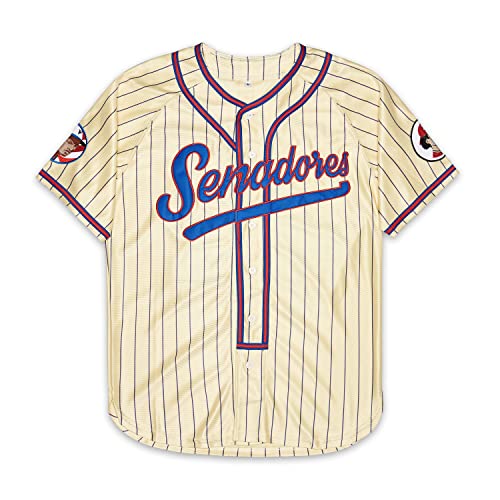 Camiseta masculina Criollos Caguas #21 Roberto Clemente Baseball Jersey Porto Rico costurada, Azul,