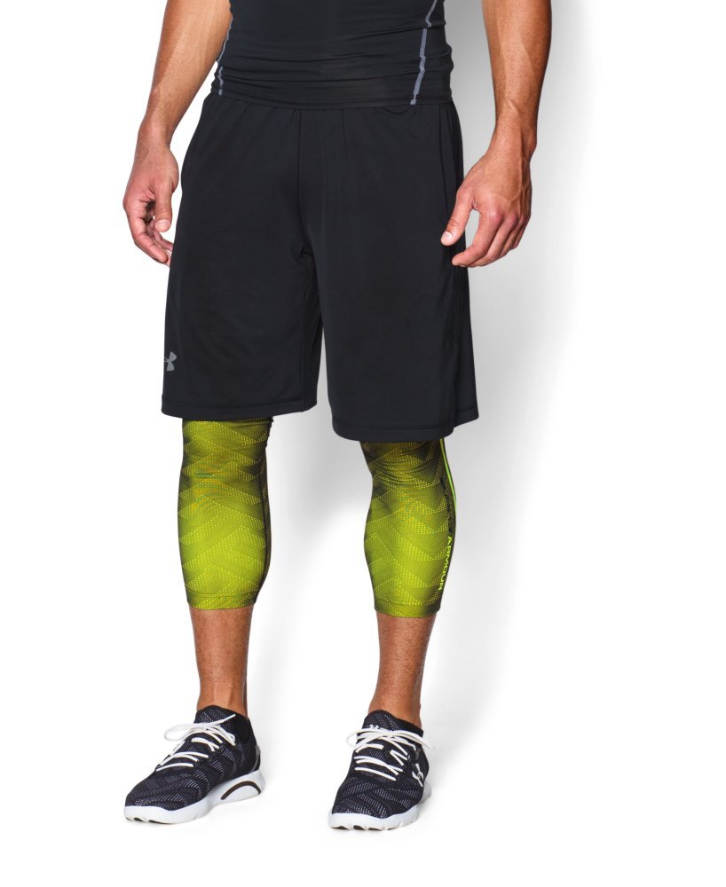 Under Armour ColdGear (Leggings para hombre, Hombre, 1264295, Amarillo de alta visibilidad 731/amarillo de alta visibilidad, medium