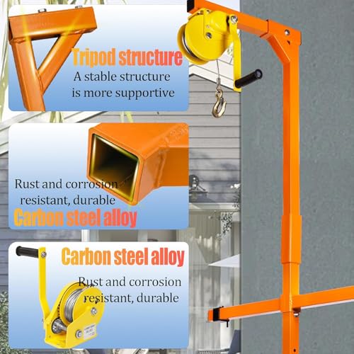 Herramienta manual de cabrestante autolock para aire miniatura 4