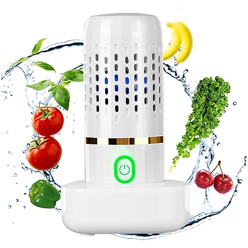 Fruit Cleaner Portable Fruit Washer 4400mah Waterproof Fruit and Veg Cleaner Wireless Fruit Washing Machine Datechable Food Purifier for Washing Fruits Vegetables Rice Meat Veggie Wash Fruit and Veg