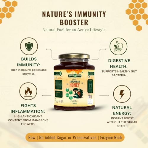 Image of Heritage Farmer 100% Pure Raw Honey 500g | Natural Unprocessed Honey | No Added Sugar | Premium Quality | Ideal for Tea, Toast, Smoothies & Daily Wellness
