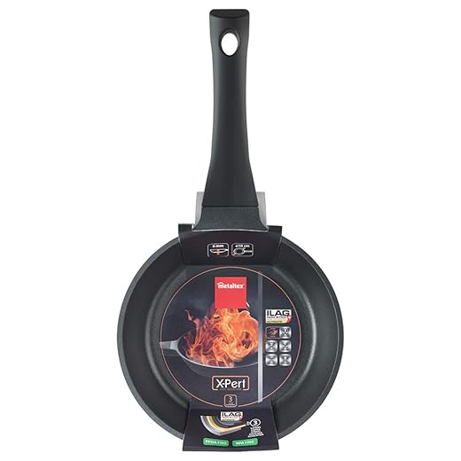 Metaltex Xpert - Sartén Aluminio Fundido 18 Cm, Antiadherente Capas, Full Induction Válido Para Todo Tipo De Cocinas