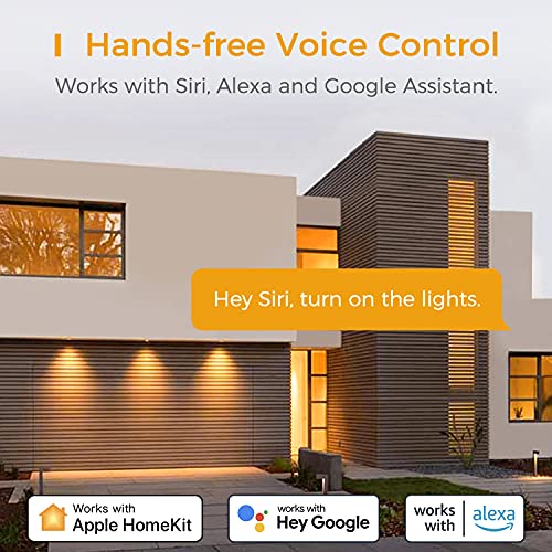 Refoss Smart Light Switch, Single Pole Smart Switch, Neutral Wire Required, Compatible With Apple Homekit, Amazon Alexa And Hey Google, 2.4Ghz Wi-Fi, Remote And Voice Control, No Hub Required, 4 Pack #TOP3