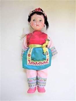 Amazon | 中国 人形 女の子 中国人形 古い人形 | 人形・ドール