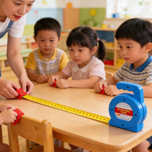 Cinta Métrica Retráctil Dual para Niños 1m miniatura 4
