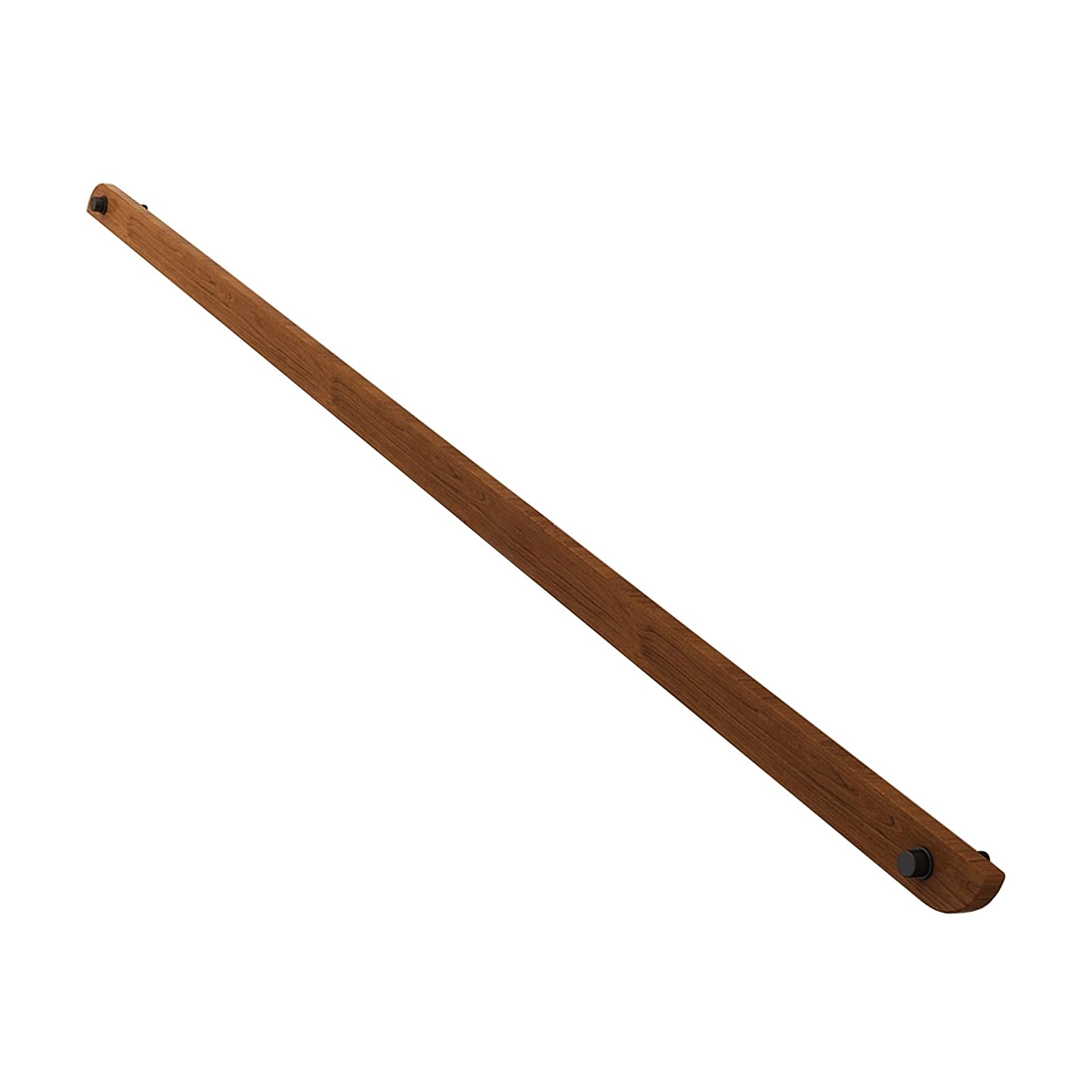 Main courante en bois 250cm pour escalier intérieur avec kit de fixation complet