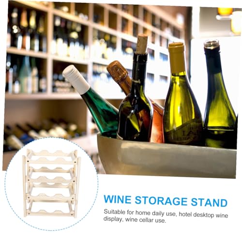 Soporte de vino de madera sintética Mikinona miniatura 7