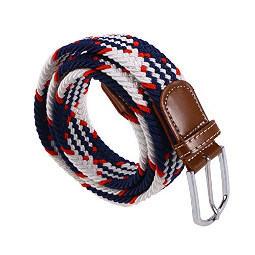 Vosarea Cinto de lona unissex com fivela de metal elástica (cores sortidas)