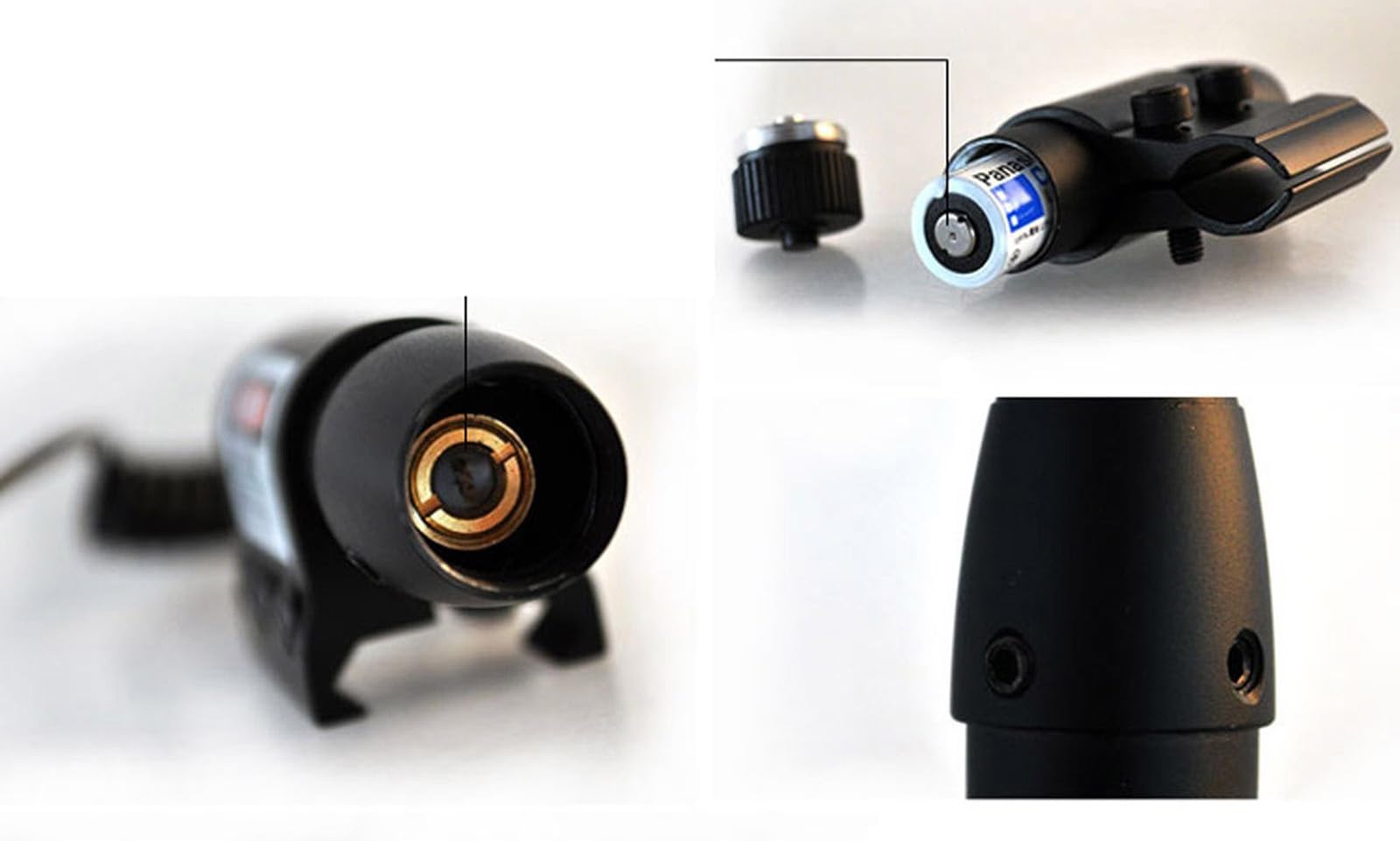 Mirino a Punto Verde, Mirino a Punto Verde con Supporto e Staffa Regolabile con Pressostato 11MM 20MM con 2 Set di Batterie