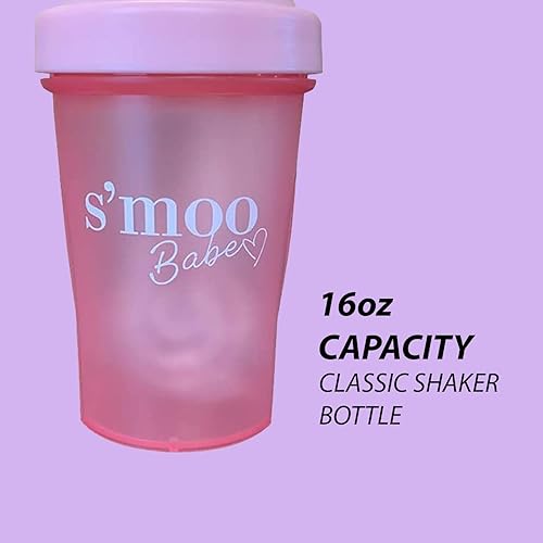 Miniatura 4 de Smoo - Botella mezcladora de hielo clásica, tazas agitadoras para batidos de proteínas, taza de té helado y café helado, duradera y a prueba de