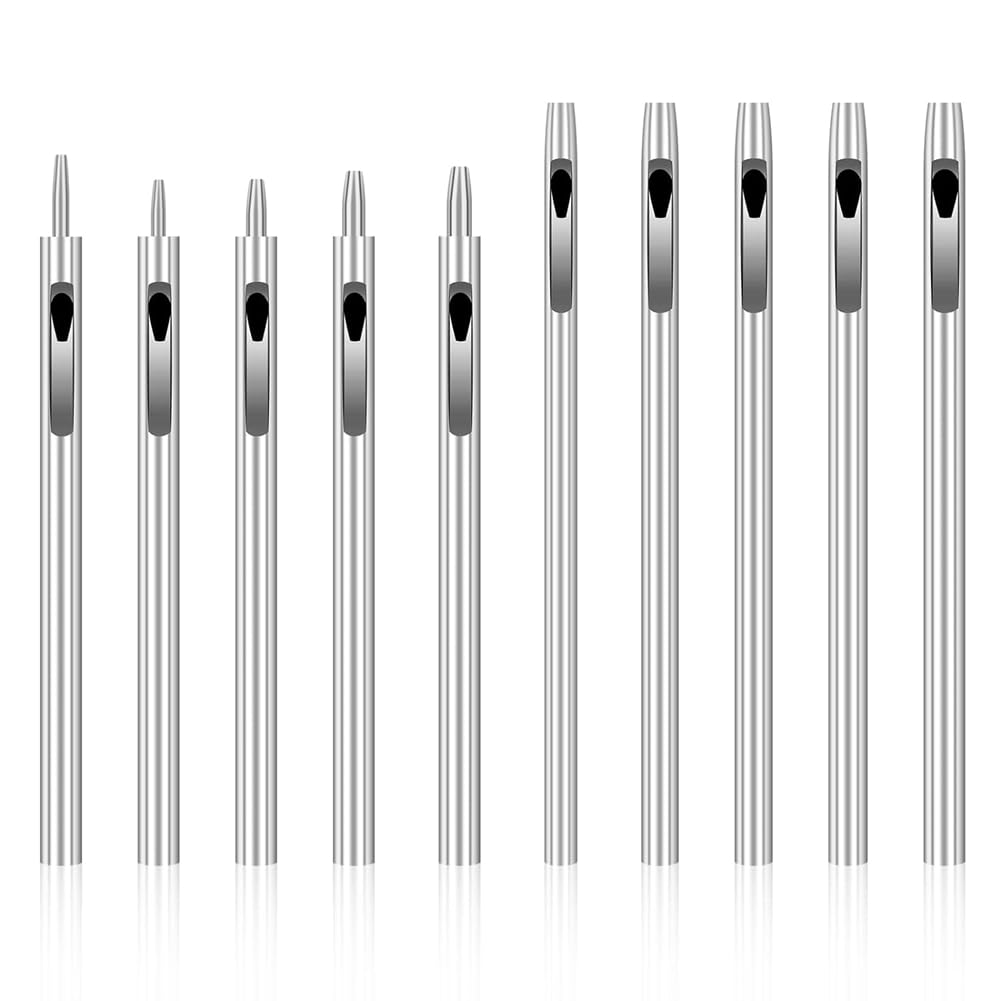 Set 8 Punzoni Per Pelle 1.5-5mm - Acciaio Temprato, Con Pannello PVC, Per Fai Da Te - Foto 7