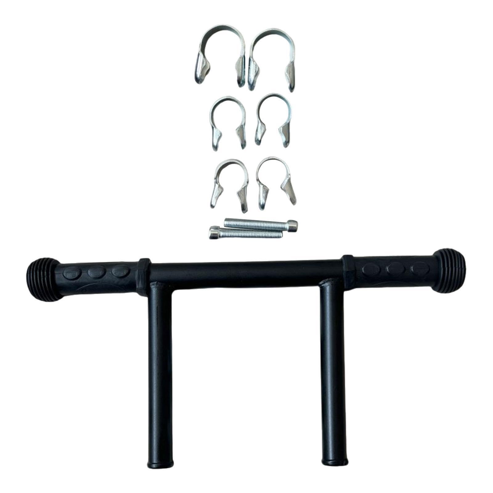 Griffverlängerung für Kinderwagen, Metallstange, 3 Clips