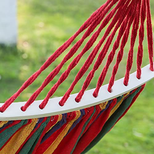 Chaise suspendue en corde de coton bleue grand modèle pour soulager le dos - 5