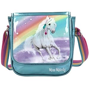 Depesche 11057 schoudertas, Miss Melody, turquoise, ca. 6 x 20 x 20 cm