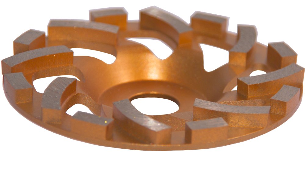 Diamantschleiftopf Schleiftopf Universal für Estrich Fliesenkleber Putz Beton Farbe Dachpfannen u.v.m. Ø125mm