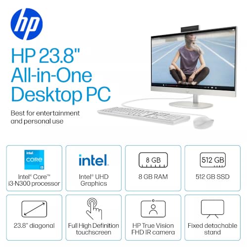 HP 24" Touchscreen All-in-One Desktop Computer, 16GB RAM, 1TB SSD - image 2