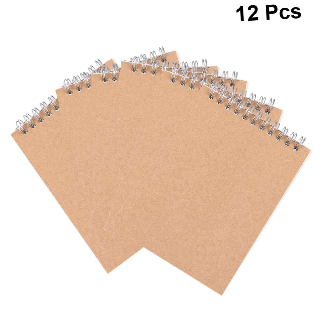Hemobllo 12 Pièces Lot De Cahiers De Notes Kraft Carnet De Bureau Pour Étudiants Et École