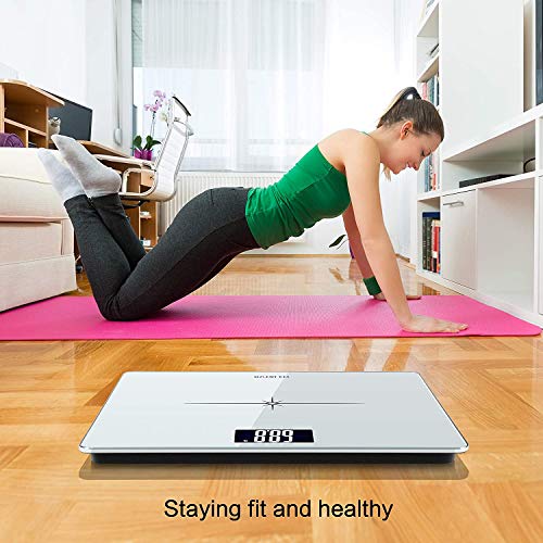 image for NUTRI FIT High Precision Digital Body Weight Bathroom Scale with Ultra