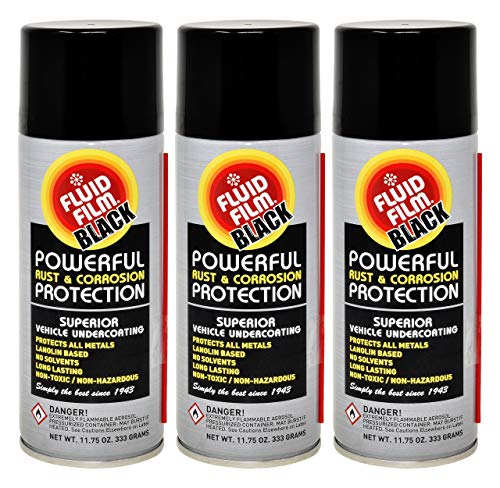 Fluid Film AS11BX3 12 Oz Undercoating Protection Aerosol Spray Can Black 3 Pack thumb #6