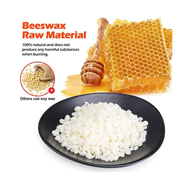 McNory Kerzenherstellung ZubehÃ¶r,DIY Duftkerze Geschenke Set mit 50 Kerzendochte Wick und 2pcs Edelstahl Docht Feste Halterung fÃ¼r Kerzenherstellung,8 Dosen – Bild 4