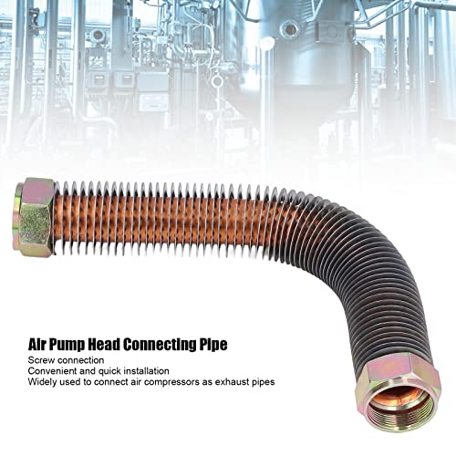 Garosa Aluminium Brass Air Compressor Exhaust Pipe 25mm Head Tube 3090 26.5cm 30cm, Red - Image 2