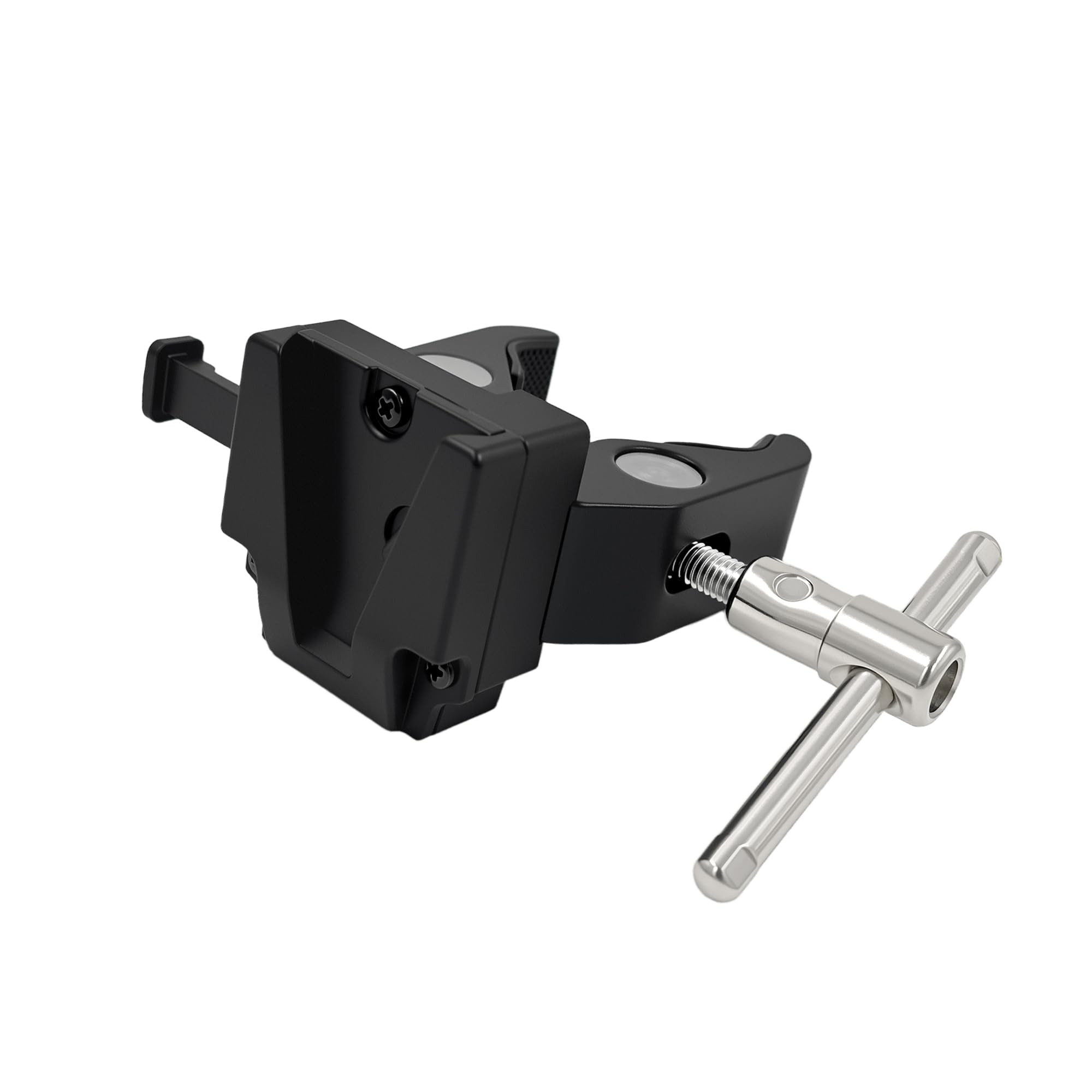 V-Mount Lock Battery Clamp with Quick Release Adapter Tripod & Light Stand Crab Clamp for DSLR Cameras, Compatible with Sony FXLION V-Mount Batteries