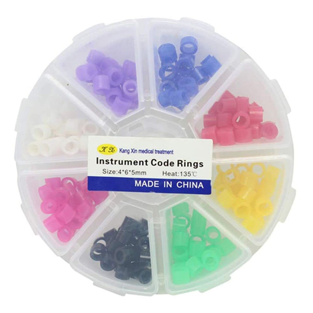 Healifty 160Pcs Dental Code Ring Color Code Rings For Dental Instrument