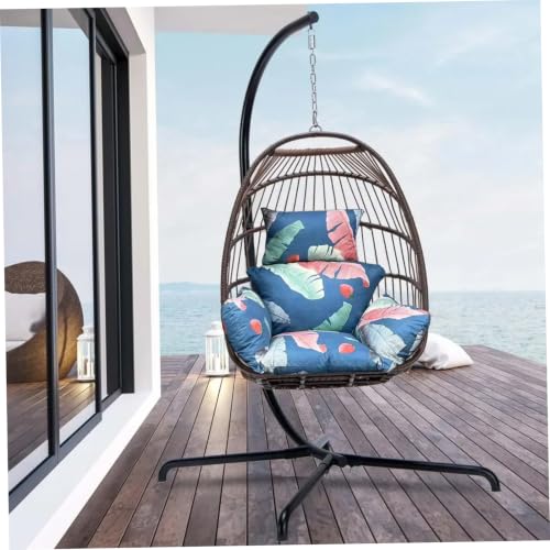 Coussin de chaise œuf suspendu déhoussable pour intérieur et extérieur - 4