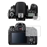 メディアカバーマーケット キャノン EOS 9000D 機種用【強化ガラスと同等の高硬度 9Hフィルム】 傷に強い 高透過率 クリア光沢 互換品