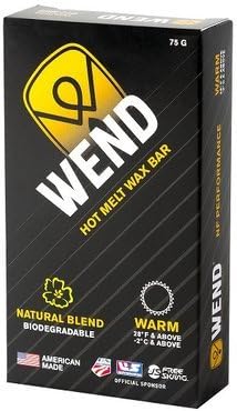WendNF Performance Hot Melt/Rub-On Clamshell Warm Wax, Yellow