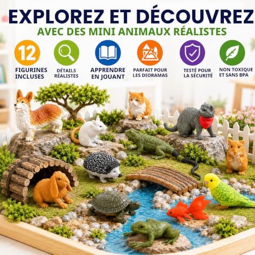 Plastoy - 6815-04 - Figurine - Animal - Tubo Figurine - Animal De Compagnie, A2744, Orange – vue 2