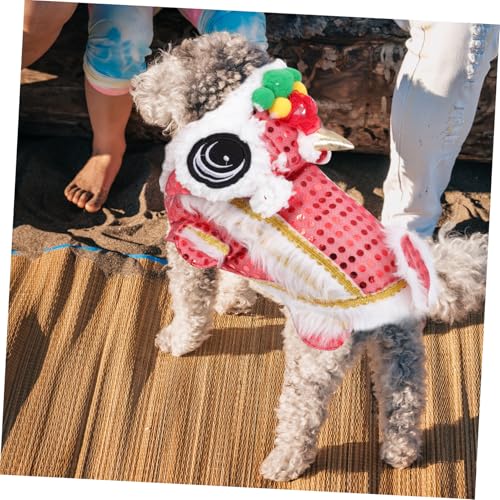 Disfraz de León para Perro Pequeño XS Festivo y Ligero miniatura 6