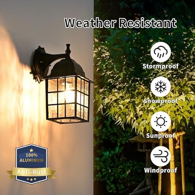 Outdoor Wall Light Fixtures Exterior Sconce Lights Outdoor Wall Lantern Black